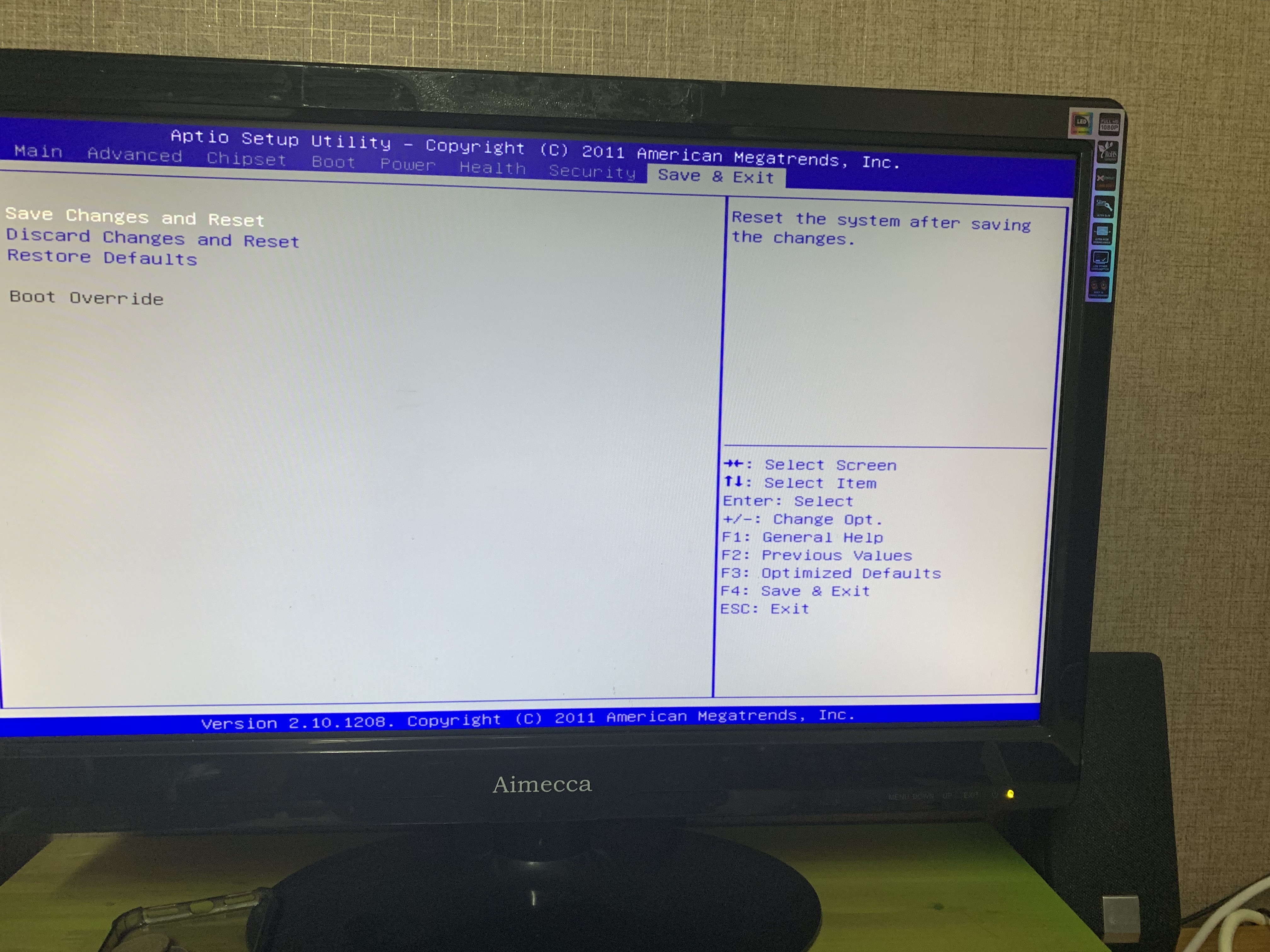 aptio setup utility : 네이버 지식iN