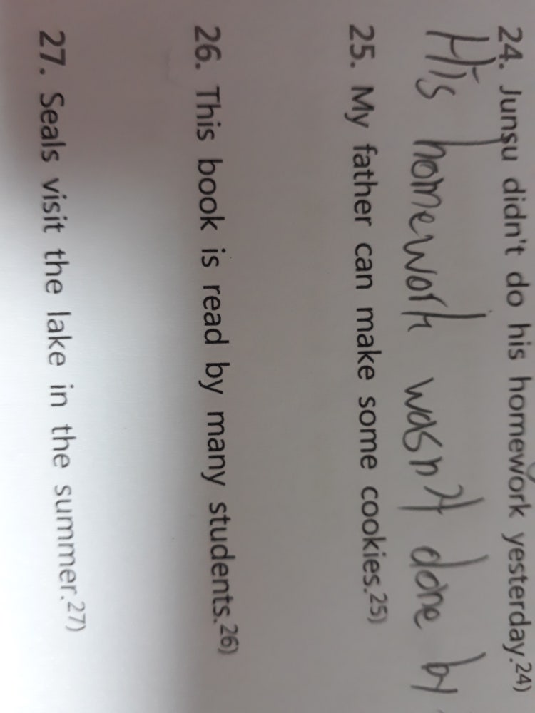 이거 24번 수동태로 바꿀때 by+행 : 지식iN