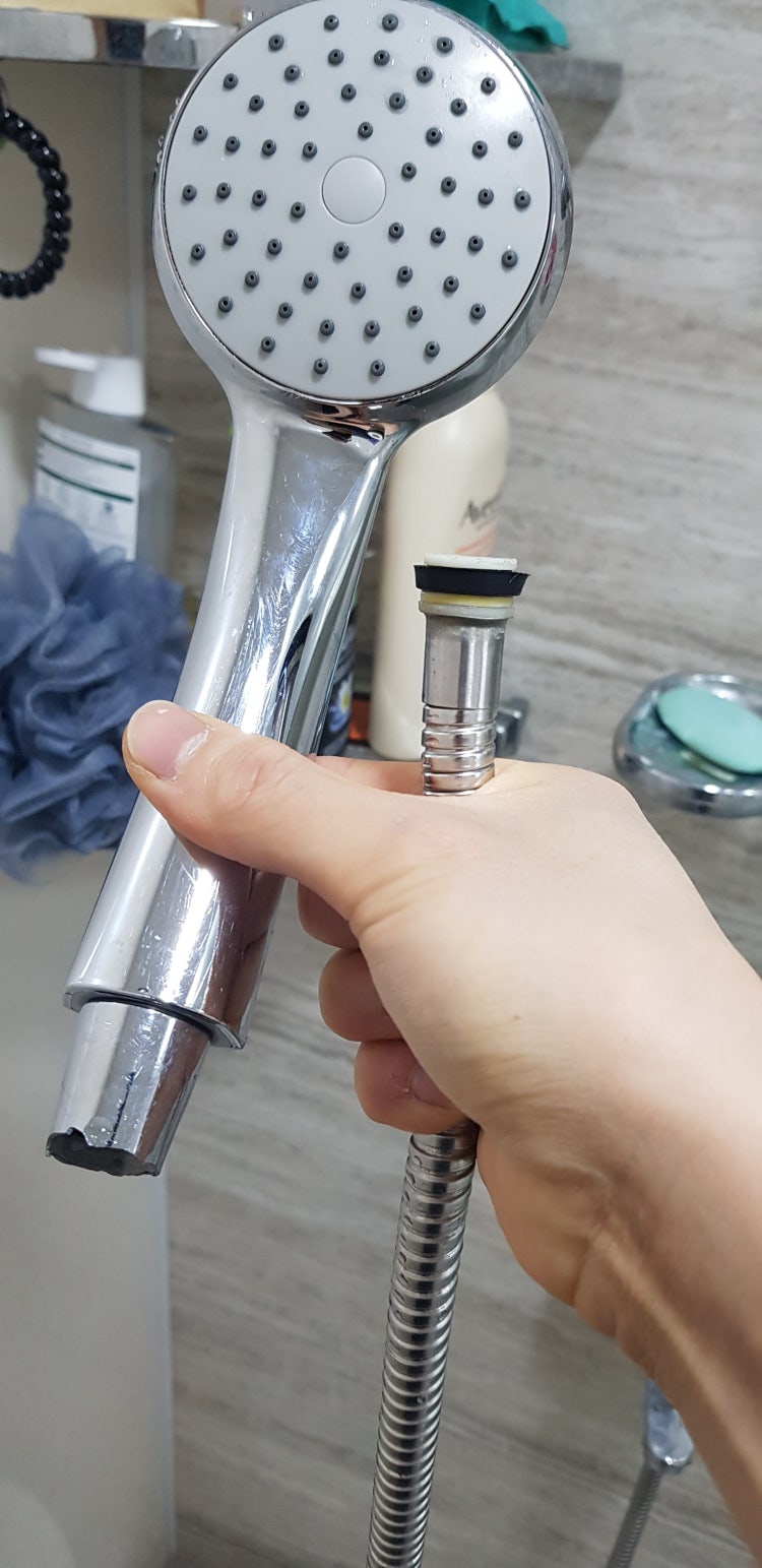 샤워기 헤드 교체 어떻게 하나요? : 지식In