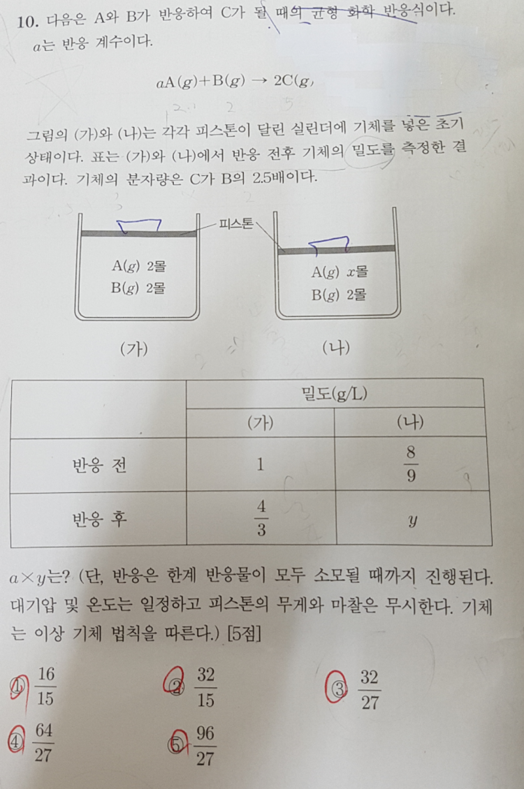 일반화학 균형반응식문제, 쉽게 설명풀이 부탁드립니다.ㅜㅜ : 지식In