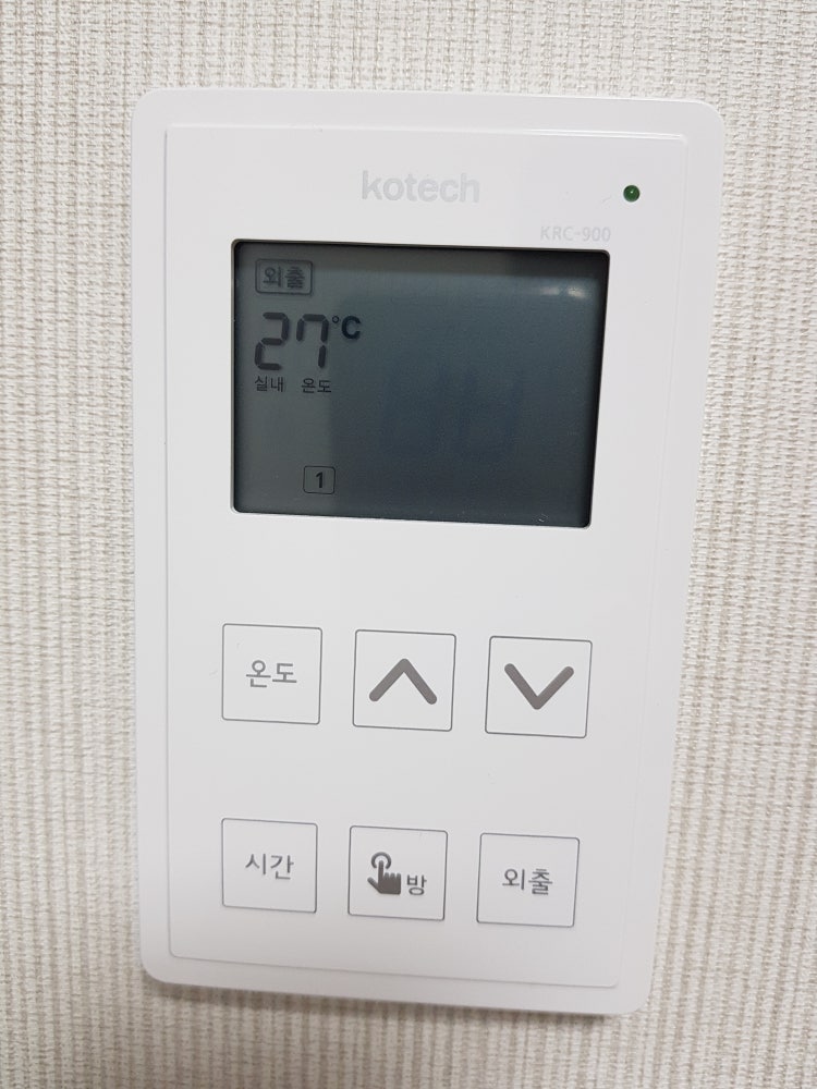 kotech 온도 설정 방법 지식iN