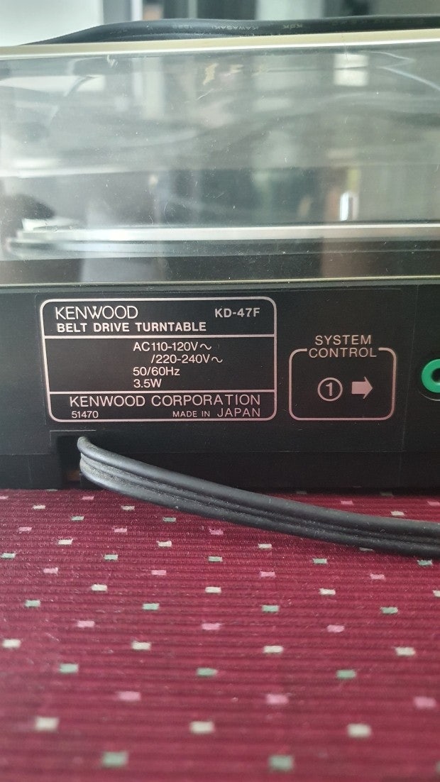 KENWOOD KD 47F 110V 220V iN