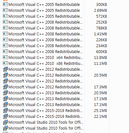 Microsoft visual c++2015 redistributable 0x80070666 에러 해결법 : 지식iN