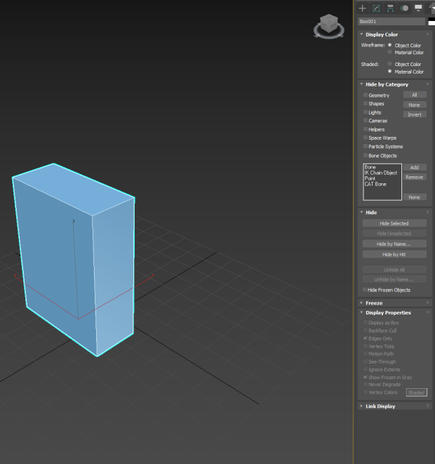 3DMAX Display Properties 활성화 / alt+x 투명 안 됨 : 지식iN