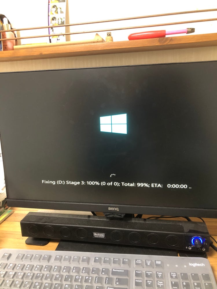 fixing (d) stage 3