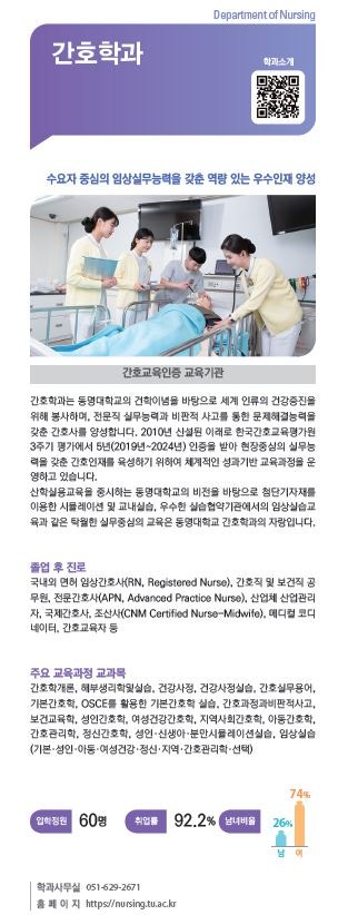간호학과 (동명대,동신대,동의대) | 광고파일 공유 및 동명 바로알리기 캠페인