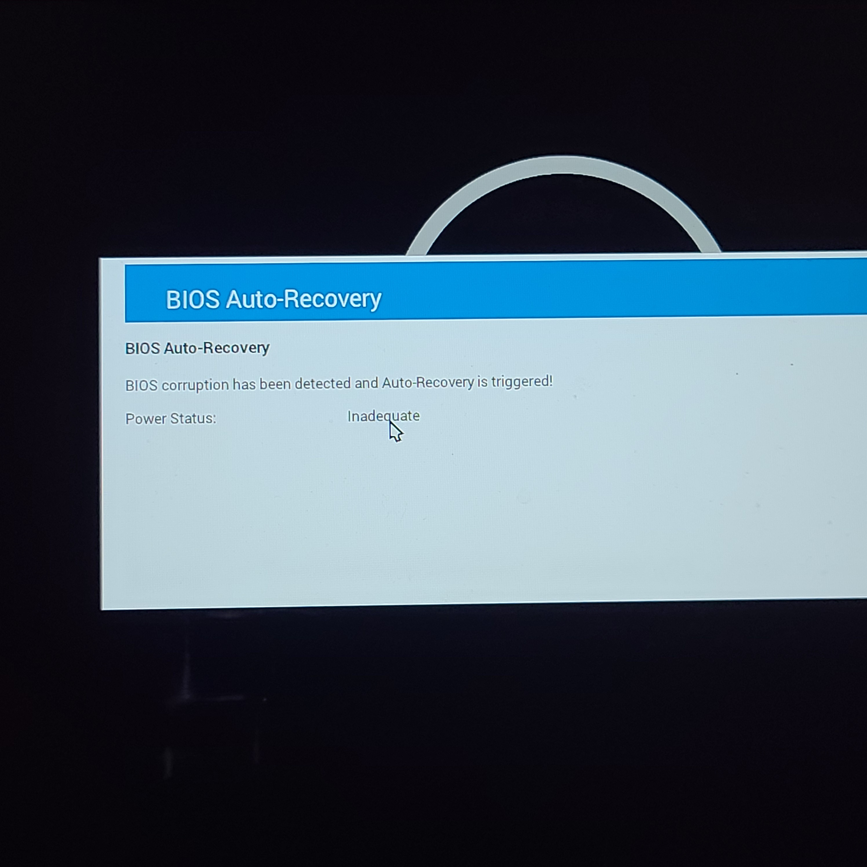 Bios Auto Recovery 이거 뭐죠? : 지식iN