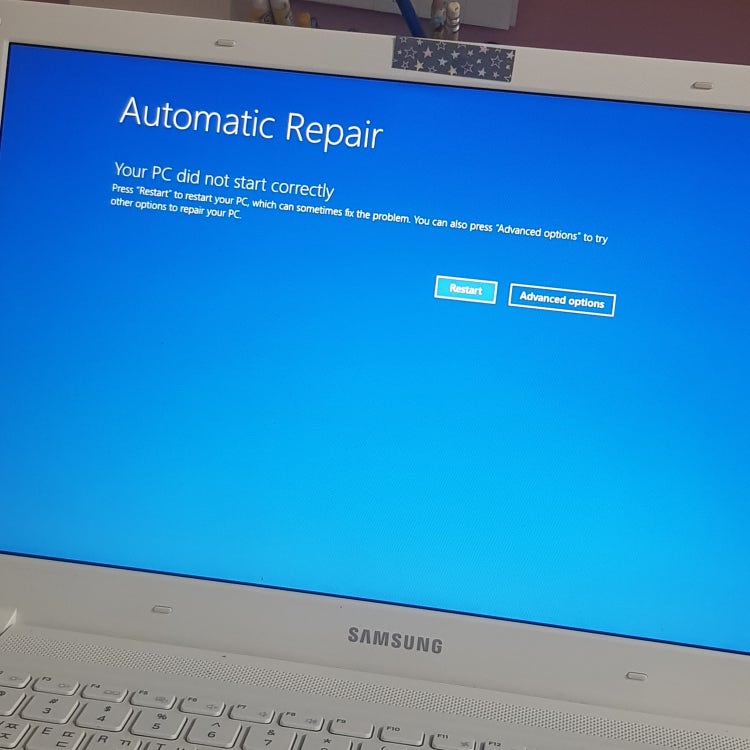 노트북 Diagnosing of your PC, Automatic Repair 지식iN