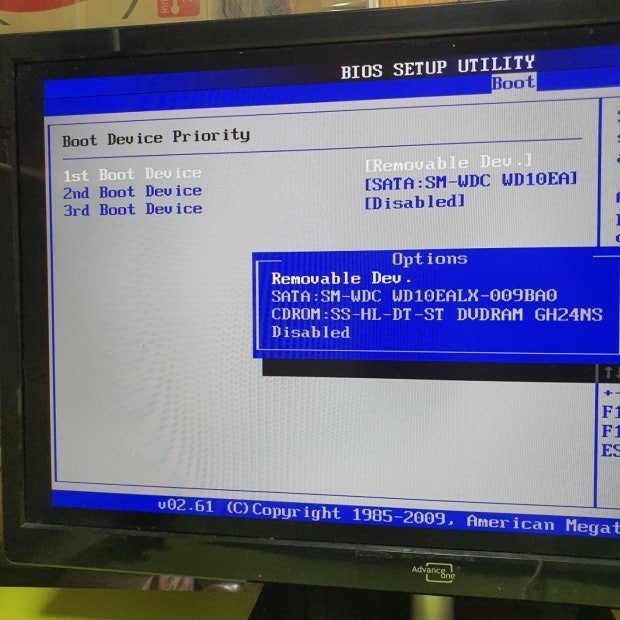 reboot and select proper boot device 그 오류 : 지식iN