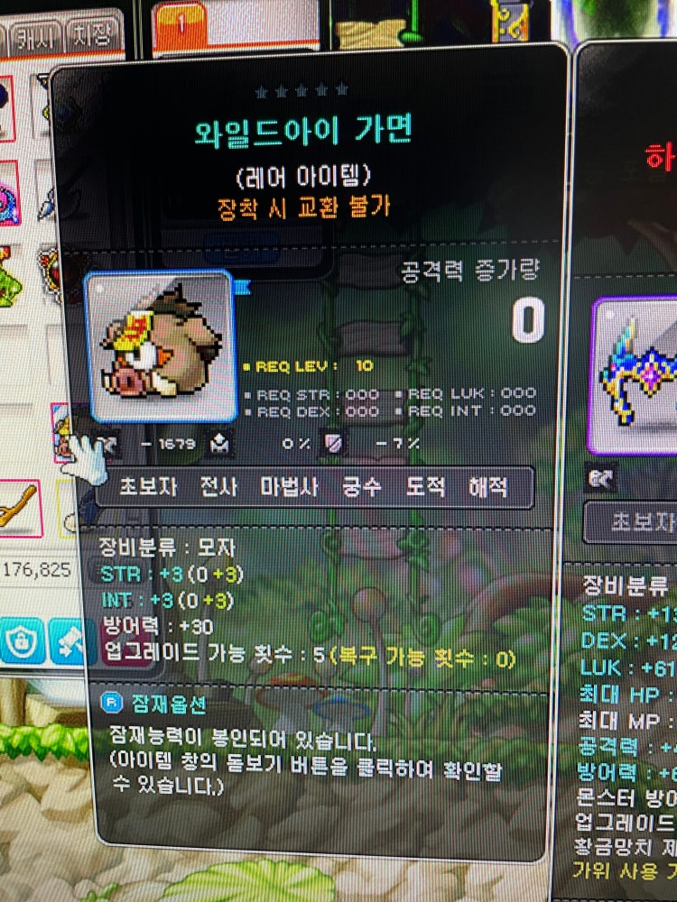 메이플스토리 제니스서버 아이템 시세 감별 부탁드려요 : 지식In