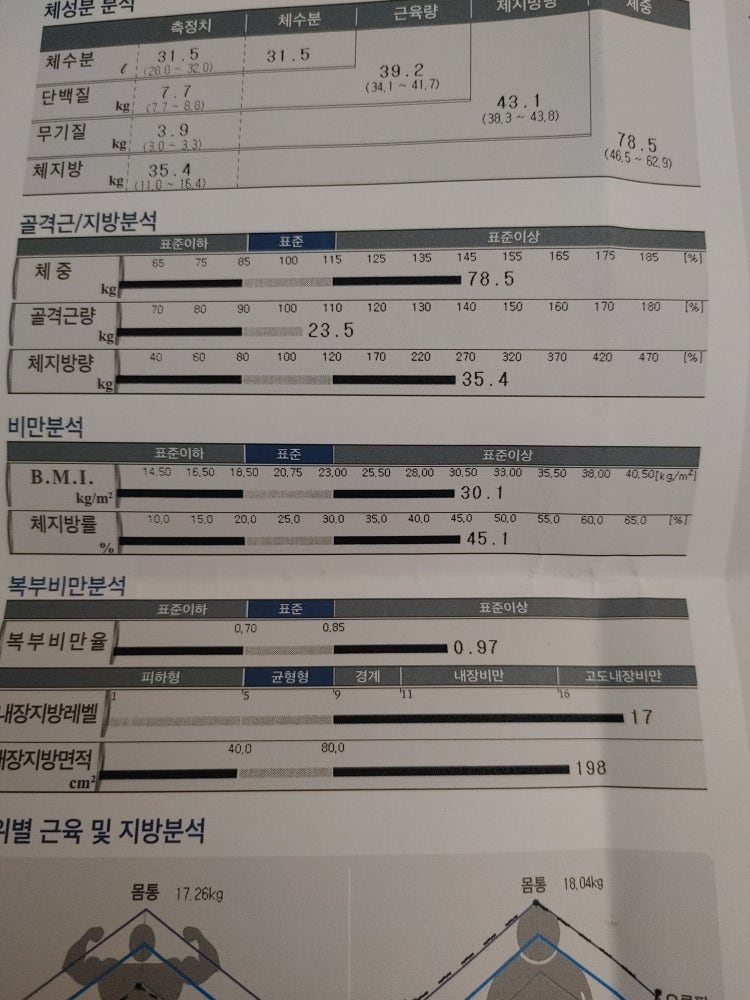 인바디 결과 : 지식iN 인바디 결과 : 지식In