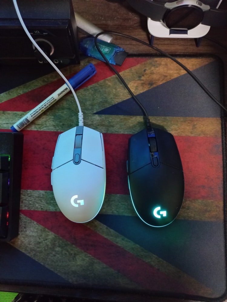 로지텍 G102 짝퉁인지 아닌지 알려주세요 : 지식iN