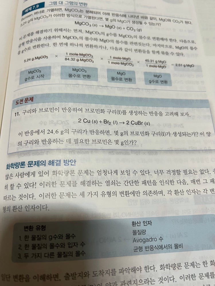 화학 이온반응식 문제 질문 : 지식In