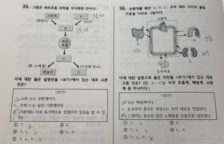 중2 과학 동물과 에너지 : 지식In
