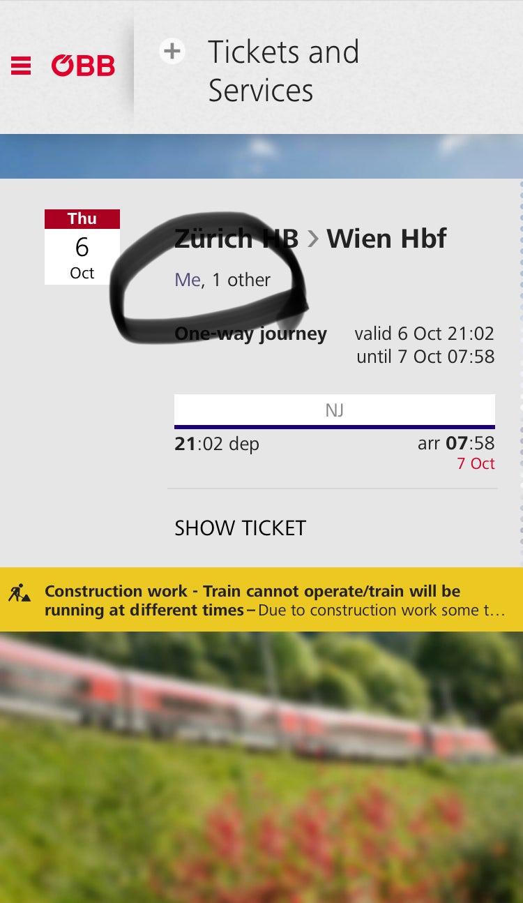 OBB 야간열차 문의드립니다. : 지식iN