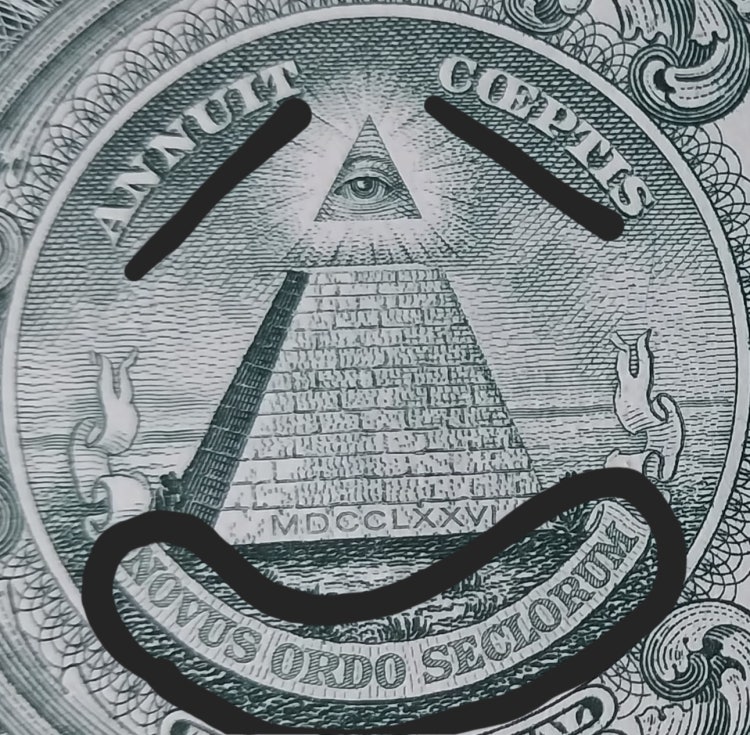 1달러 뒷면에 있는 그림에 써져있는 글