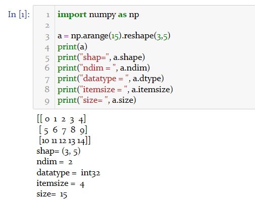 python numpy ndim속성 : 지식iN