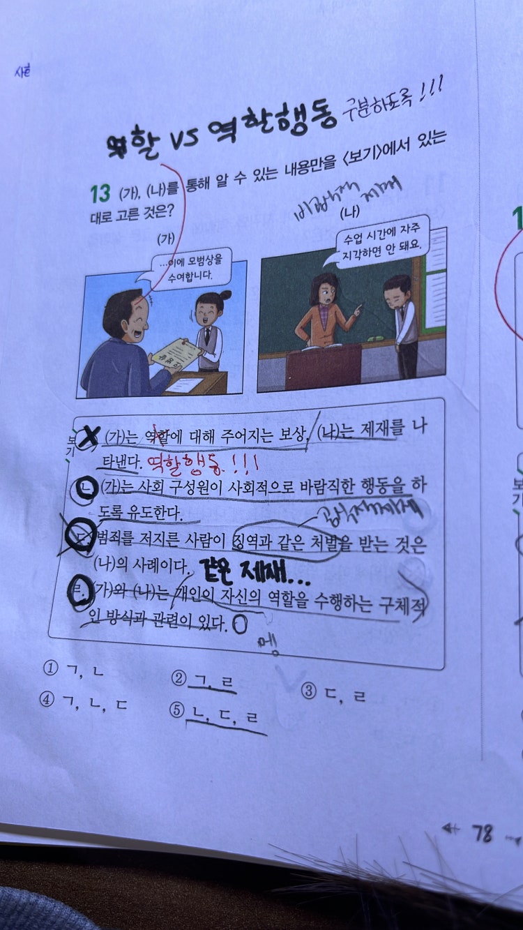 사회문화 지위 역할 문제 : 지식iN