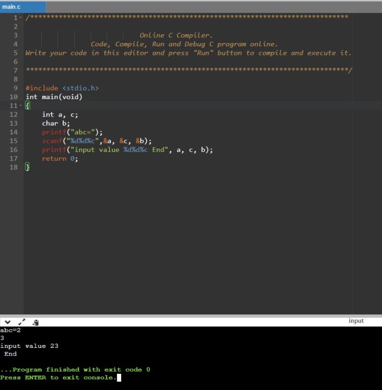 c/c++ printf scanf 관련 문의 : 지식iN