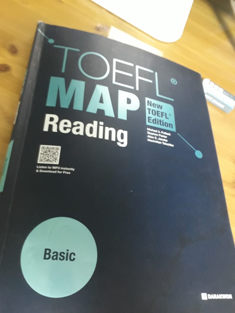 Toefl map reading basic in