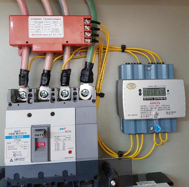 ct전력량계 교체시 ct2차측 결선방법 : 지식iN