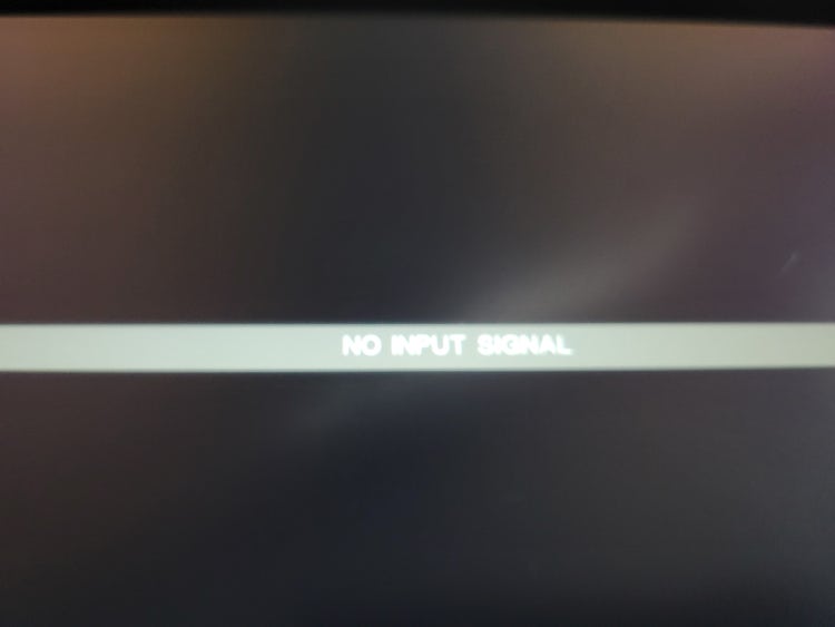 신티크13 no input signal 지식iN