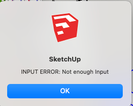 스케치업 flowify not enough input 에러 : 네이버 지식iN