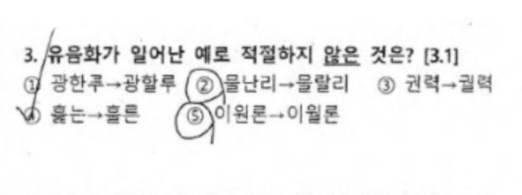 국어 고1 음운의변동 유음화 질문 : 지식iN