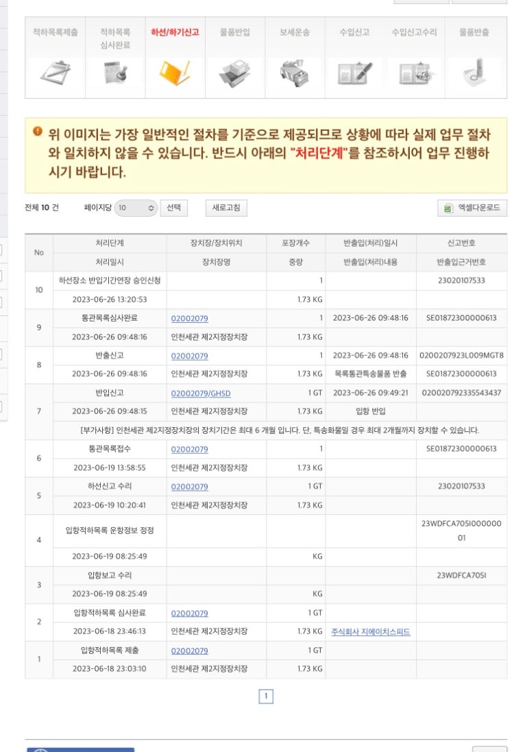 알리 해외배송 하선신고 : 지식iN 알리 해외배송 하선신고 : 지식In