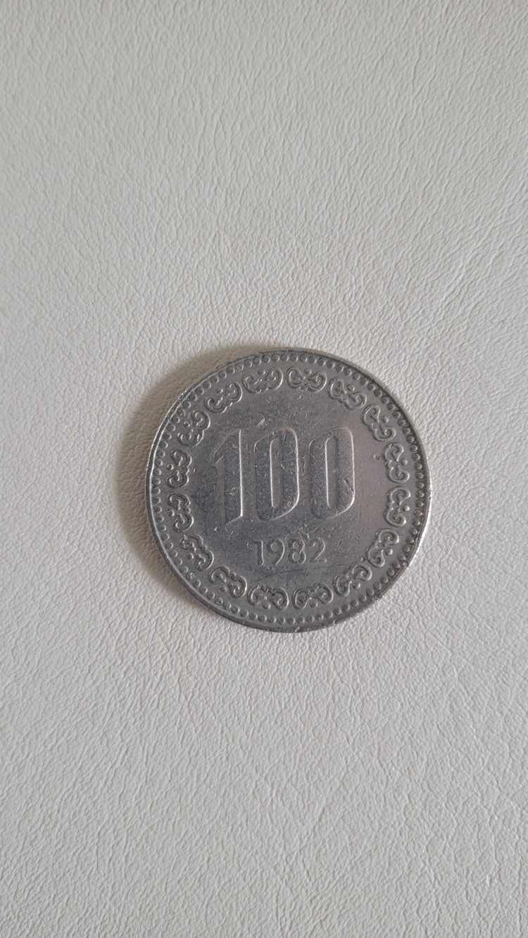 희귀 동전 1982년 100원짜리 시세 : 지식iN