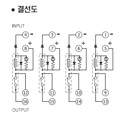 릴레이 r4t 동작, 결선 방법 질문드립니다. : 지식iN