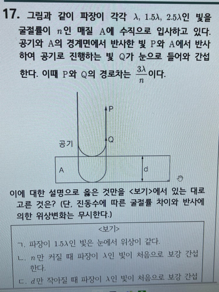 물리1 파동의 간섭 : 지식iN