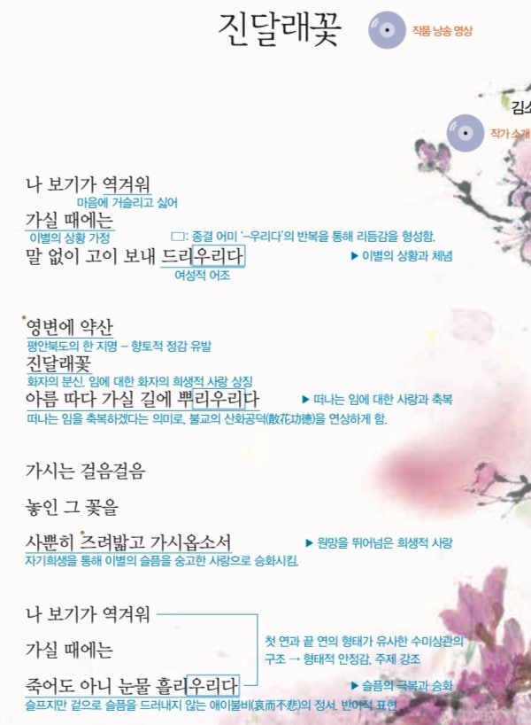 진달래꽃 시 : 지식iN