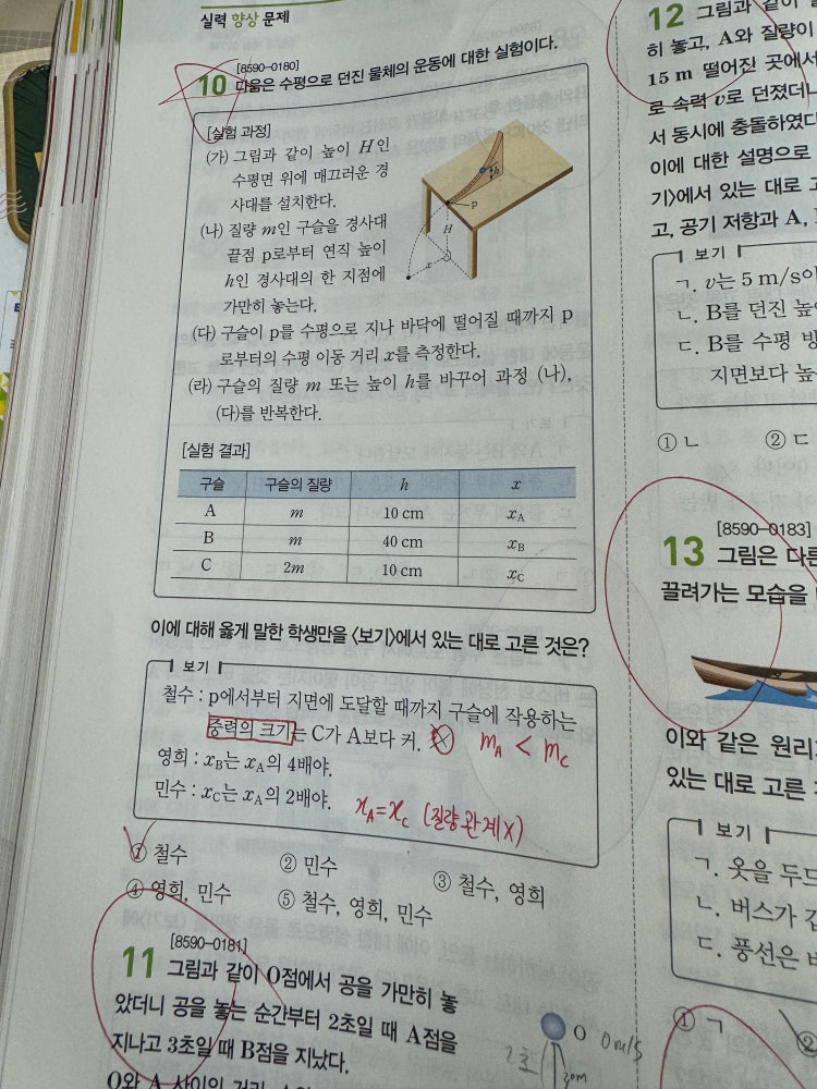 고1 통합과학 물리 도와주세요 : 지식iN