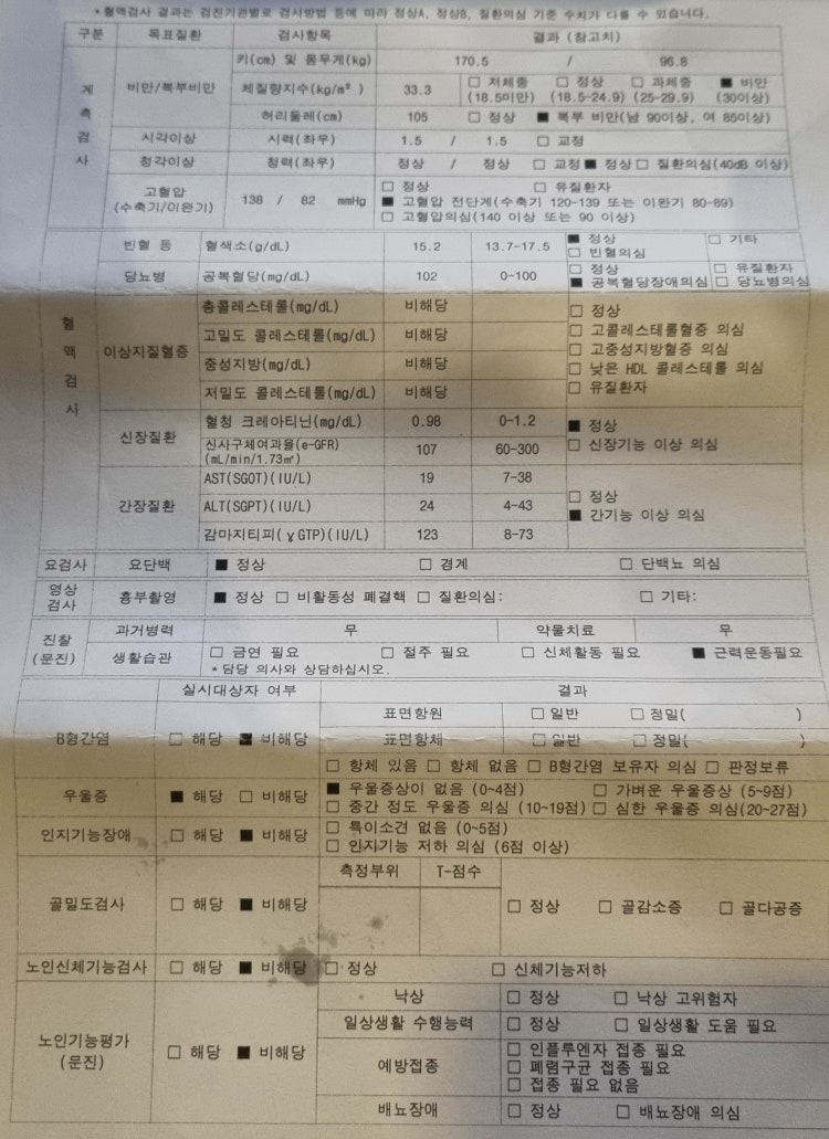 췌장 물혹1개 신장 물혹1개 : 지식iN