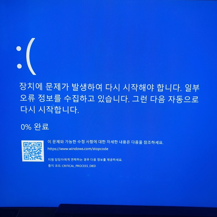 Windows 11 pro 블루스크린 멈춤 도움 필요 : 지식iN