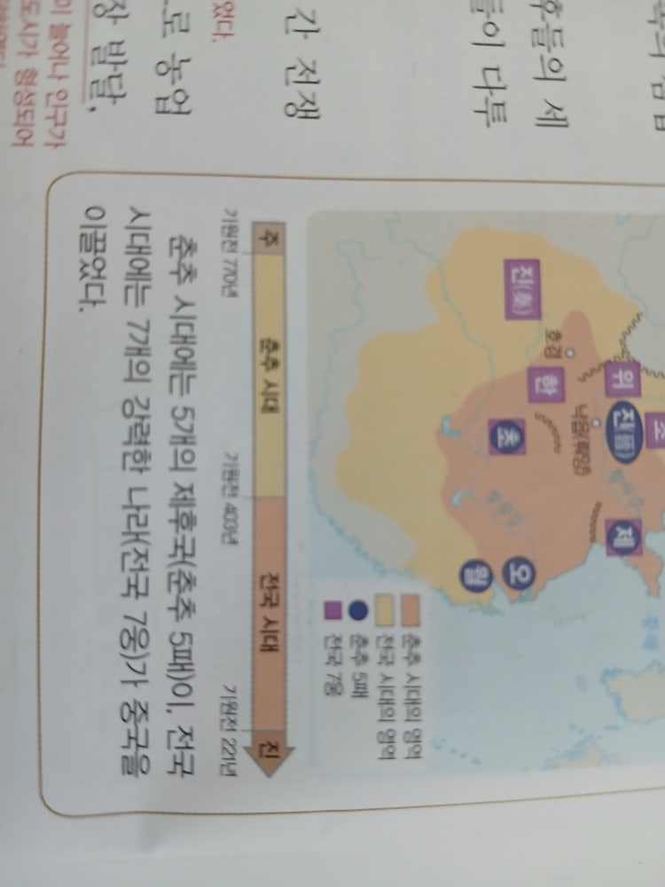 역사 2학년 동아출판 춘추전국시대 질문요!!ㅜㅜ : 지식iN
