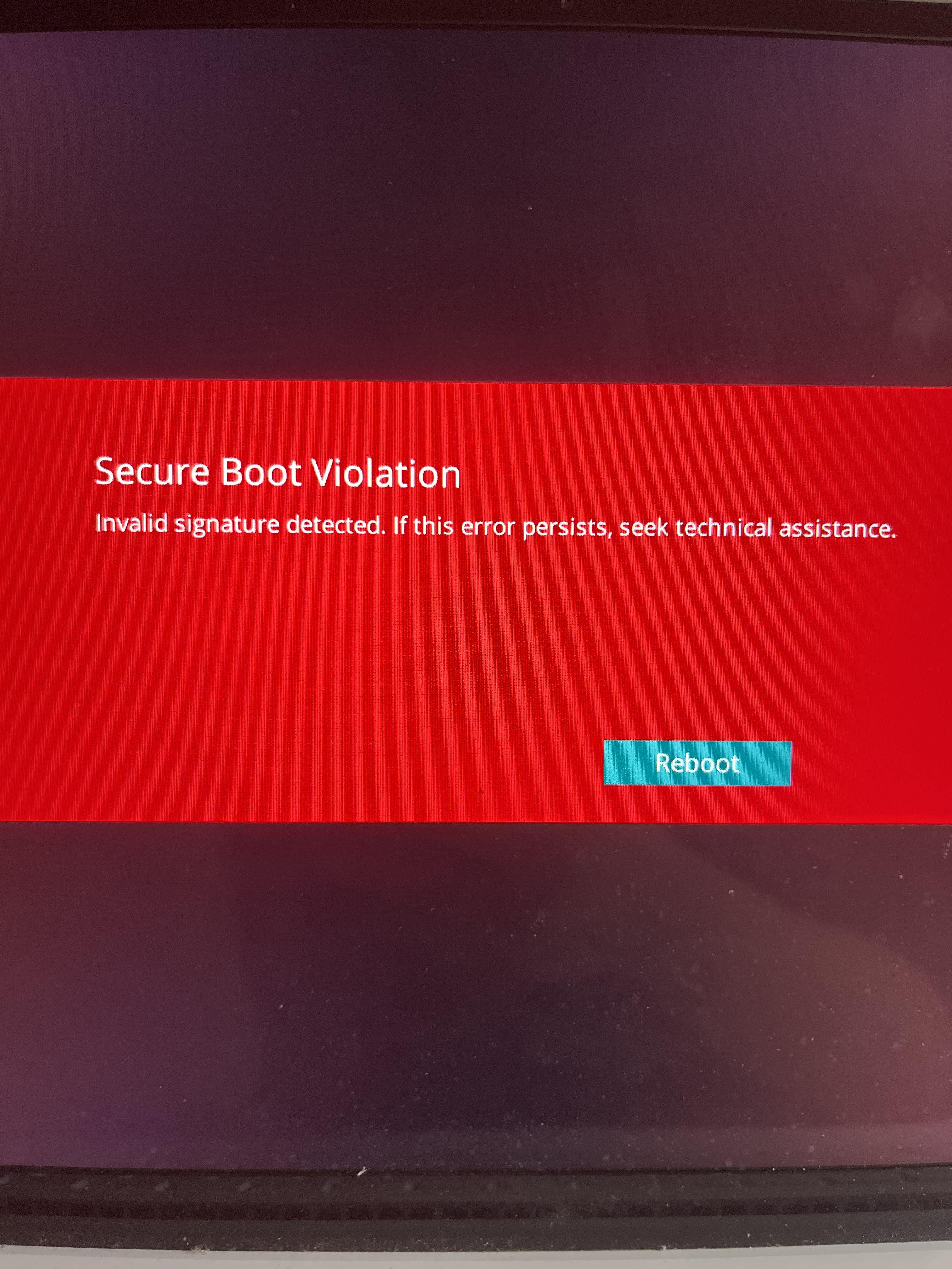 삼성 노트북 Secure Boot Violation오류 : 네이버 지식iN