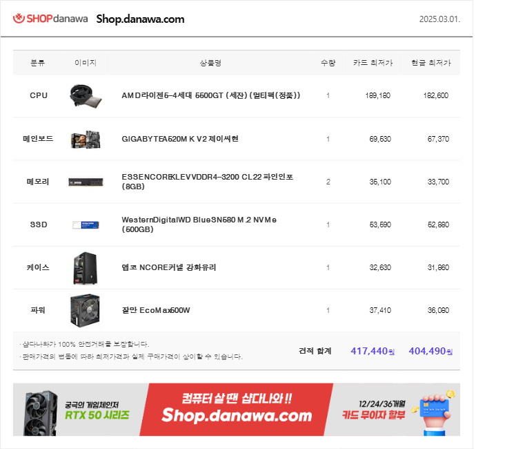 컴퓨터 견적 짜주세요 컴퓨터를 모르는 컴맹입니다.이번에 쓰던 컴퓨터가 고장나서 새로 하나 살껀데요.돈이 그리