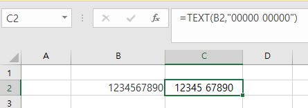 엑셀 띄어쓰기 함수 관련
