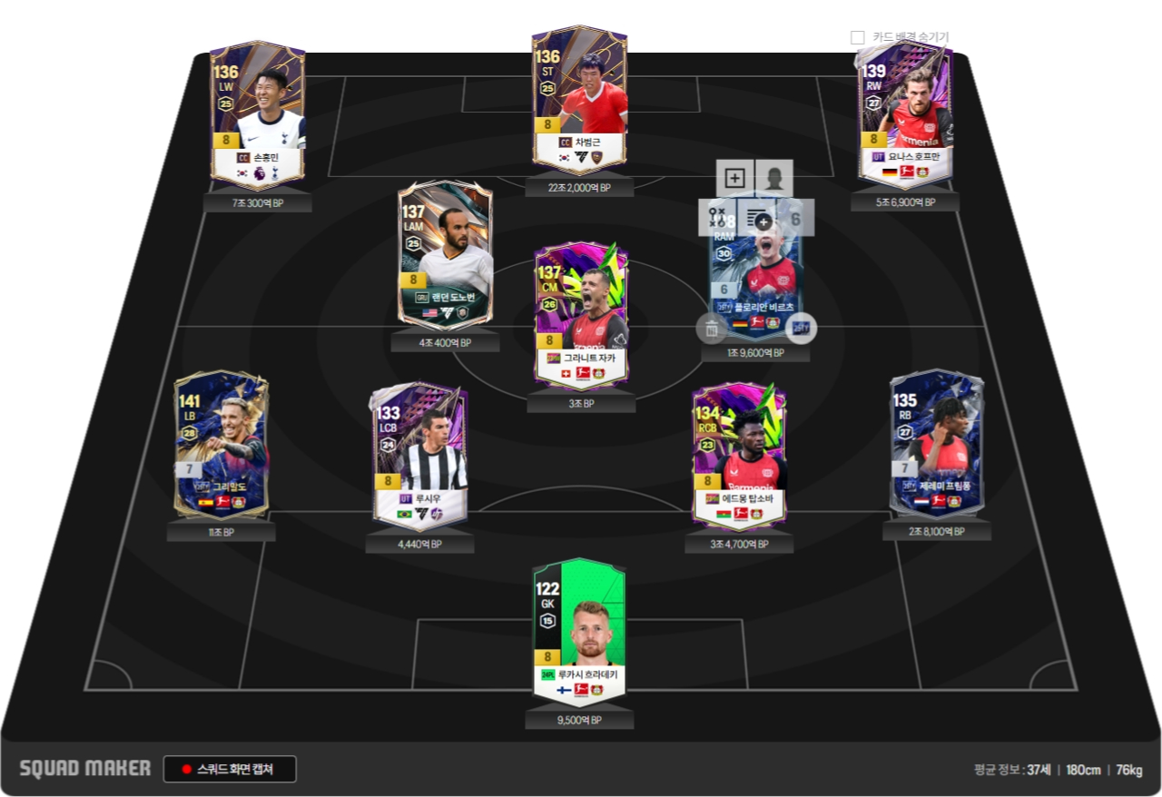 피파온라인4 60조 안녕하세요 피파온라인4 손흥민이 있는 팀을 쓰고 싶은데요