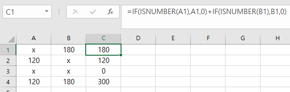 엑셀 수식좀 알려주세요~ 엑셀 고수님들! 문자(a셀)+다른셀숫자(b셀)=180(c셀)나오게 하려면 어떻게 수식작성해야할까요??