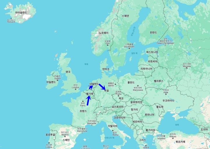 프랑스 네덜란드. 벨기에 3국가여행이요 이렇게3국가로 여행일정 짤수있나요거리가까운가요