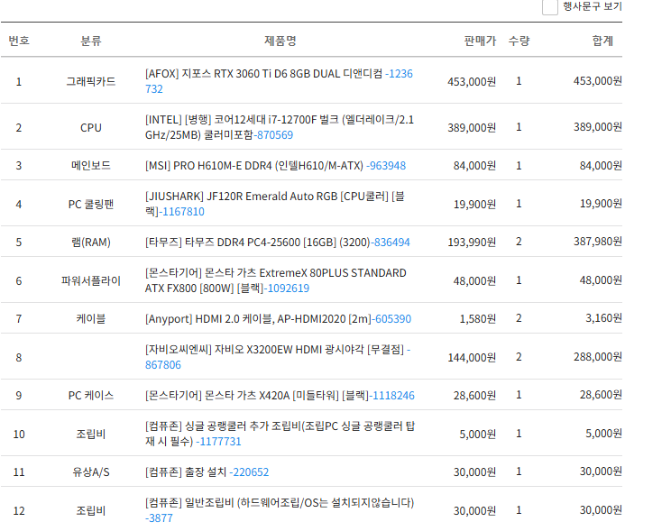 제가 컴퓨터를 살건데 뭘 사는게 좋을까요?