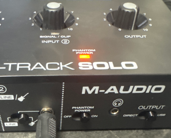 오디오 인터페이스에 기타 연결이 안됩니다